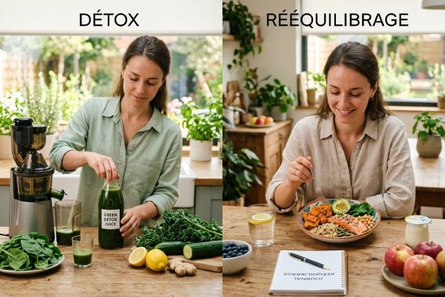 Détox vs rééquilibrage